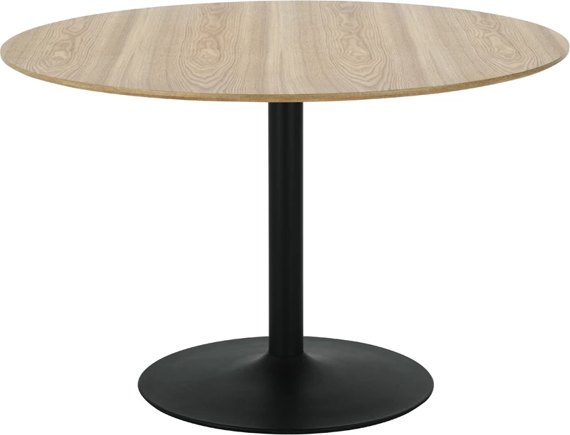 Tavolinë Metro, ngjyrë lisi e zezë, 120x120x75cm