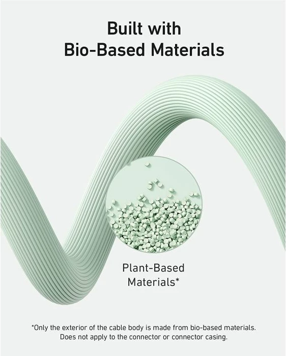 Kabllo USB-C në Lightning ANKER 541 BIO 1.8m e gjelbër