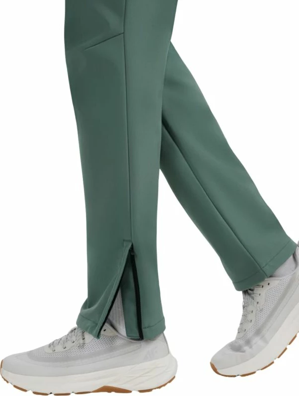 Pantallona trekking për meshkuj 4f, të gjelbra