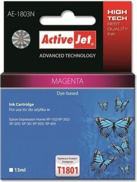 Kartrixhë boje ActiveJet AE-1803N për Epson T1803, 13 ml, magenta
