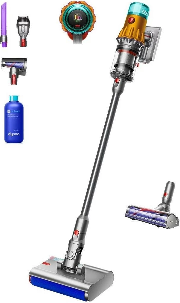 Fshesë me bateri Dyson V12s Detect Slim Submarine, 0.35L, HEPA, argjendtë