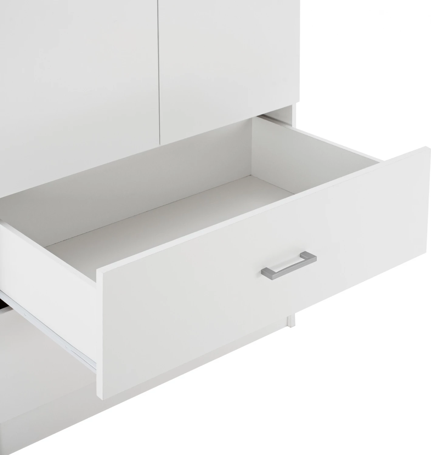 Dollap me 2 dyer dhe 2 sirtarë FH338.05 i bardhë 80x42,5x180,5 cm