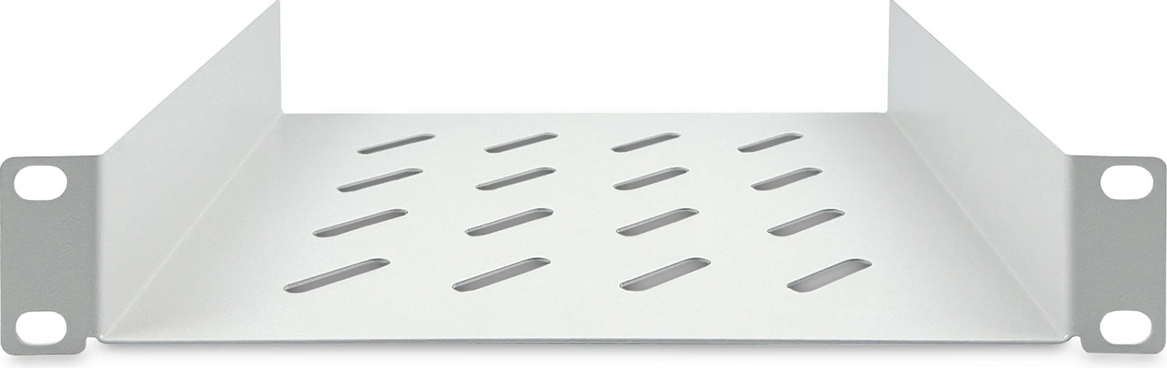 Raft rack Digitus 1U 10 inç, çelik, 25kg, gri