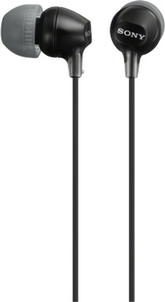 Kufje Sony MDR-EX15AP, me kabllo, mikrofon, të zeza