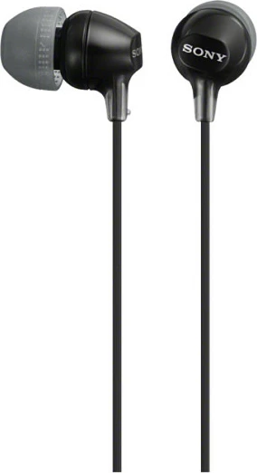 Kufje Sony MDR-EX15AP, me kabllo, mikrofon, të zeza