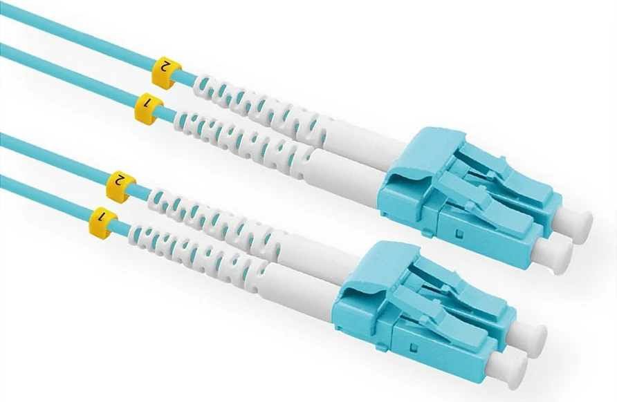 Kabllo fibër optike VALUE 21.99.8826, OM3, LC-LC, 15 m, full duplex, tirkiz