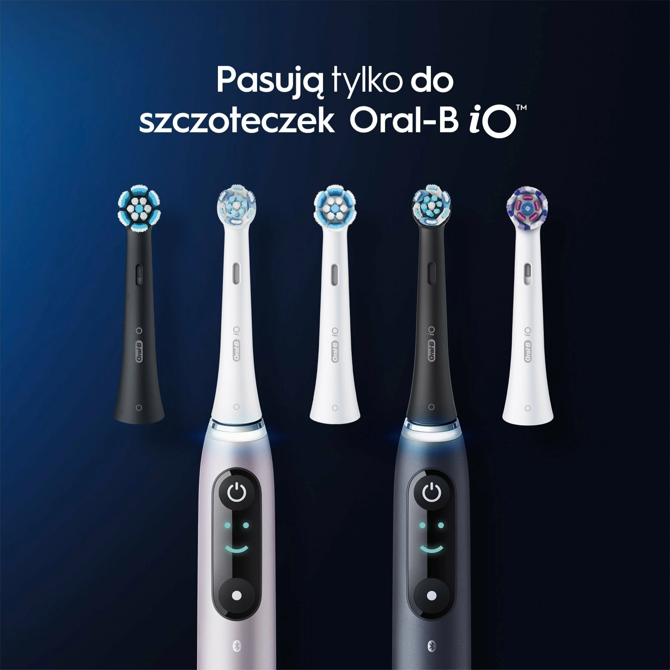 Koka zëvendësuese për furçë elektrike Oral-B iO Ultimate Clean 8 copë, e bardhë