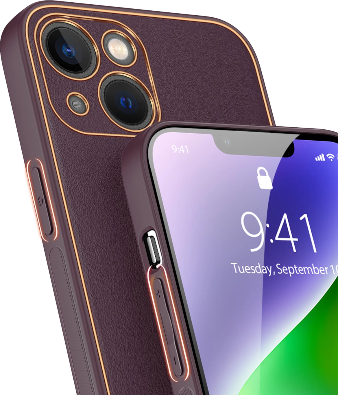 Mbështjellës Dux Ducis Yolo për iPhone 14 Plus, Violet