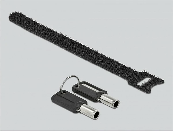 Kabllo sigurie për laptop DeLOCK Navilock për HP Nano Slot, 1.5 m, me çelës, çelik, e zezë/argjend