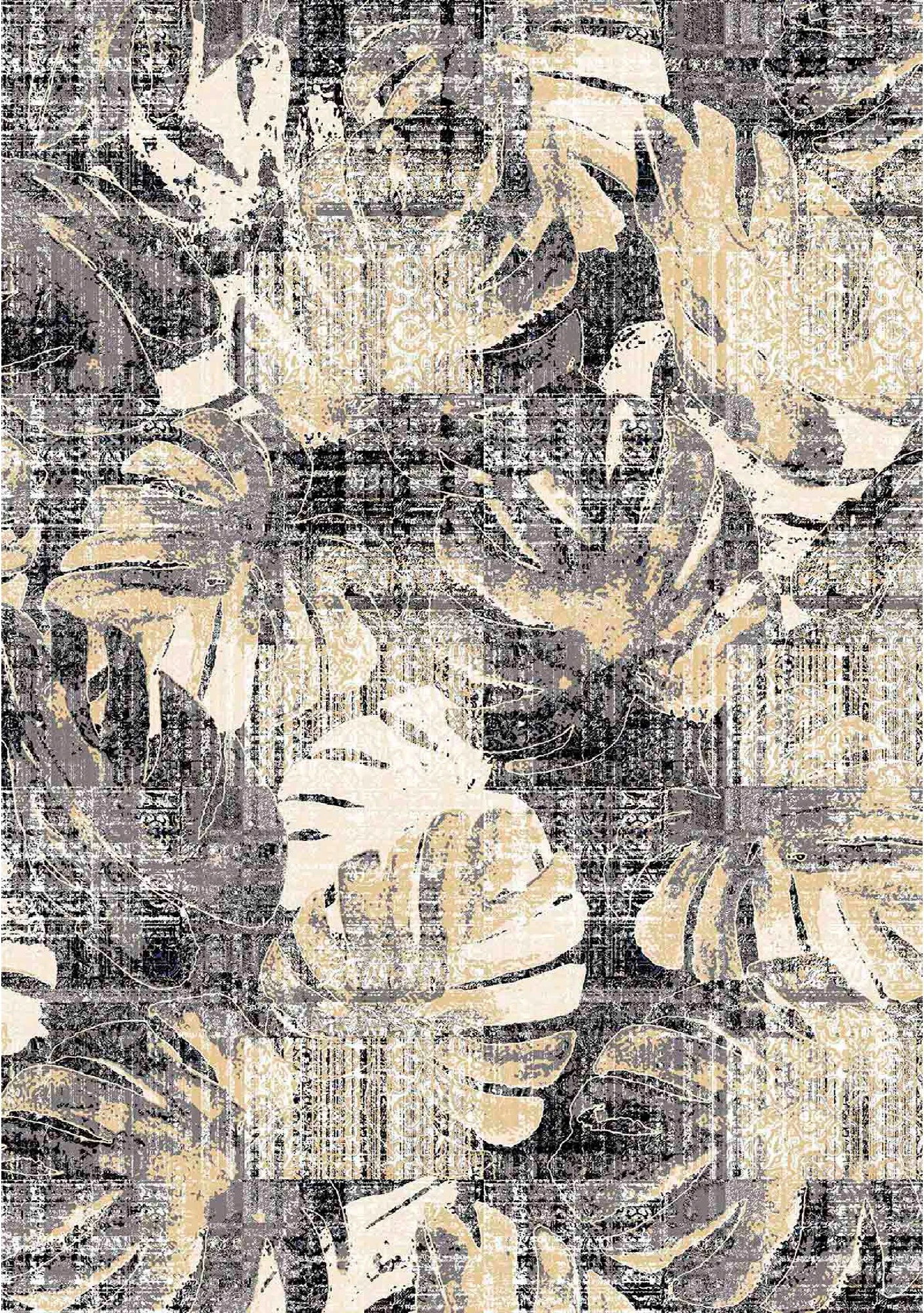 Qilim Conceptum Hypnose, krem dhe mink, Exfab101, 100x150cm