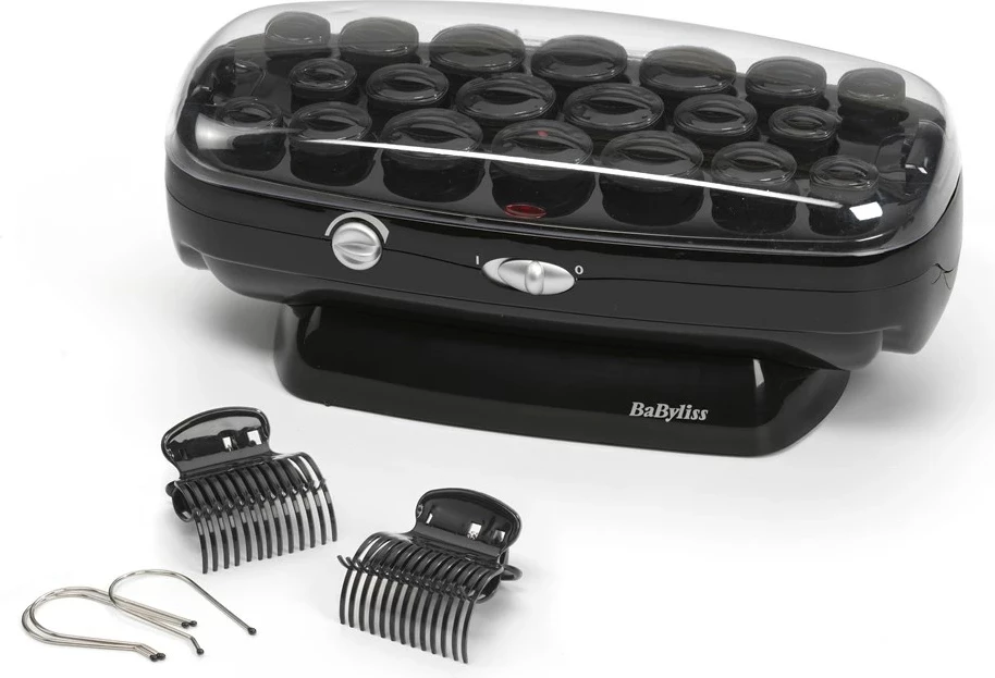 Set për stilim flokësh BaByliss Thermo Ceramic Rollers, 50 W, E zezë