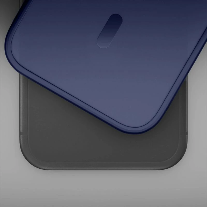 Maskë telefoni 3mk Smoke MagCase për iPhone 16, blu-transparente