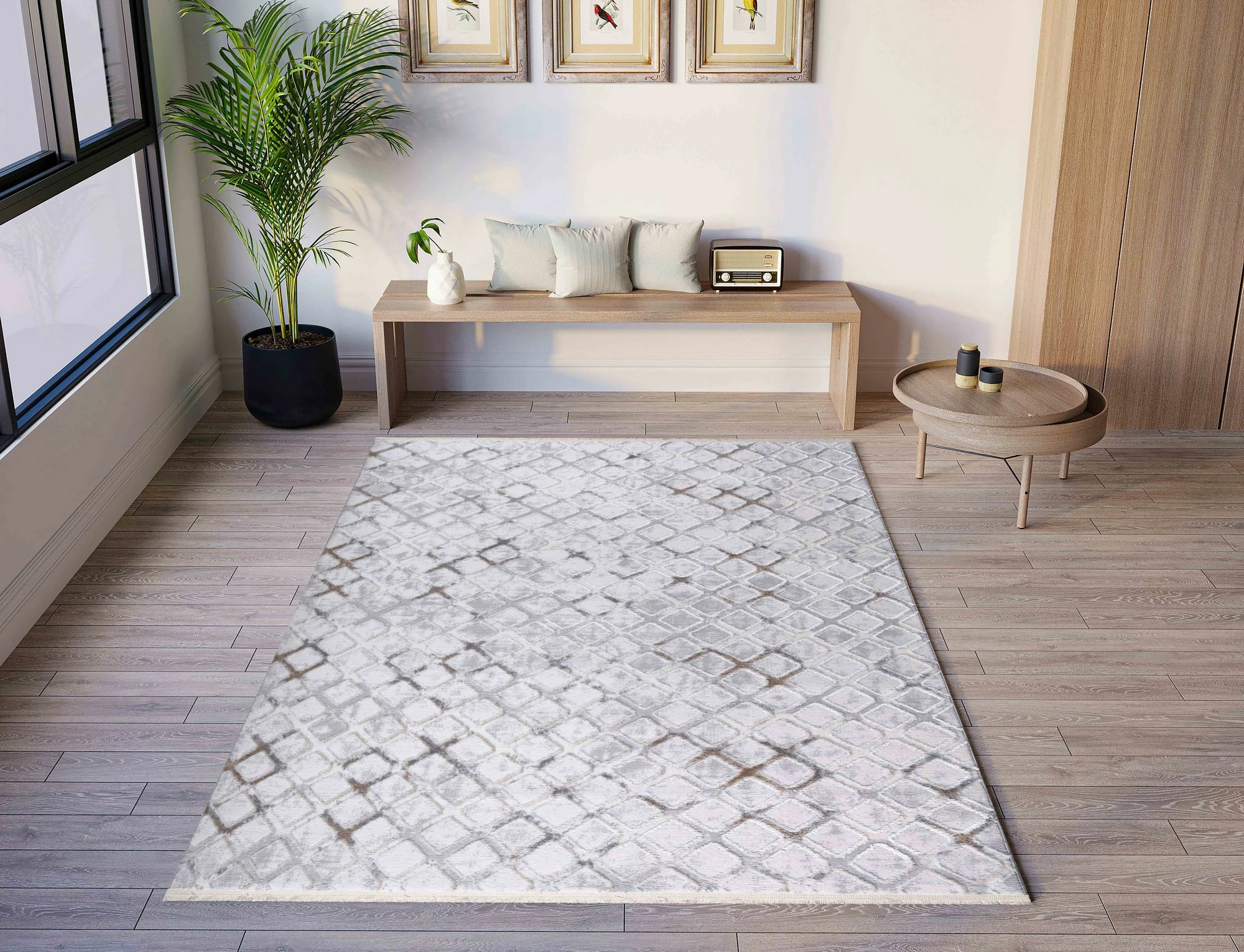 Qilim (80 x 150) Conceptum Hypnose, Cabana, bezhë