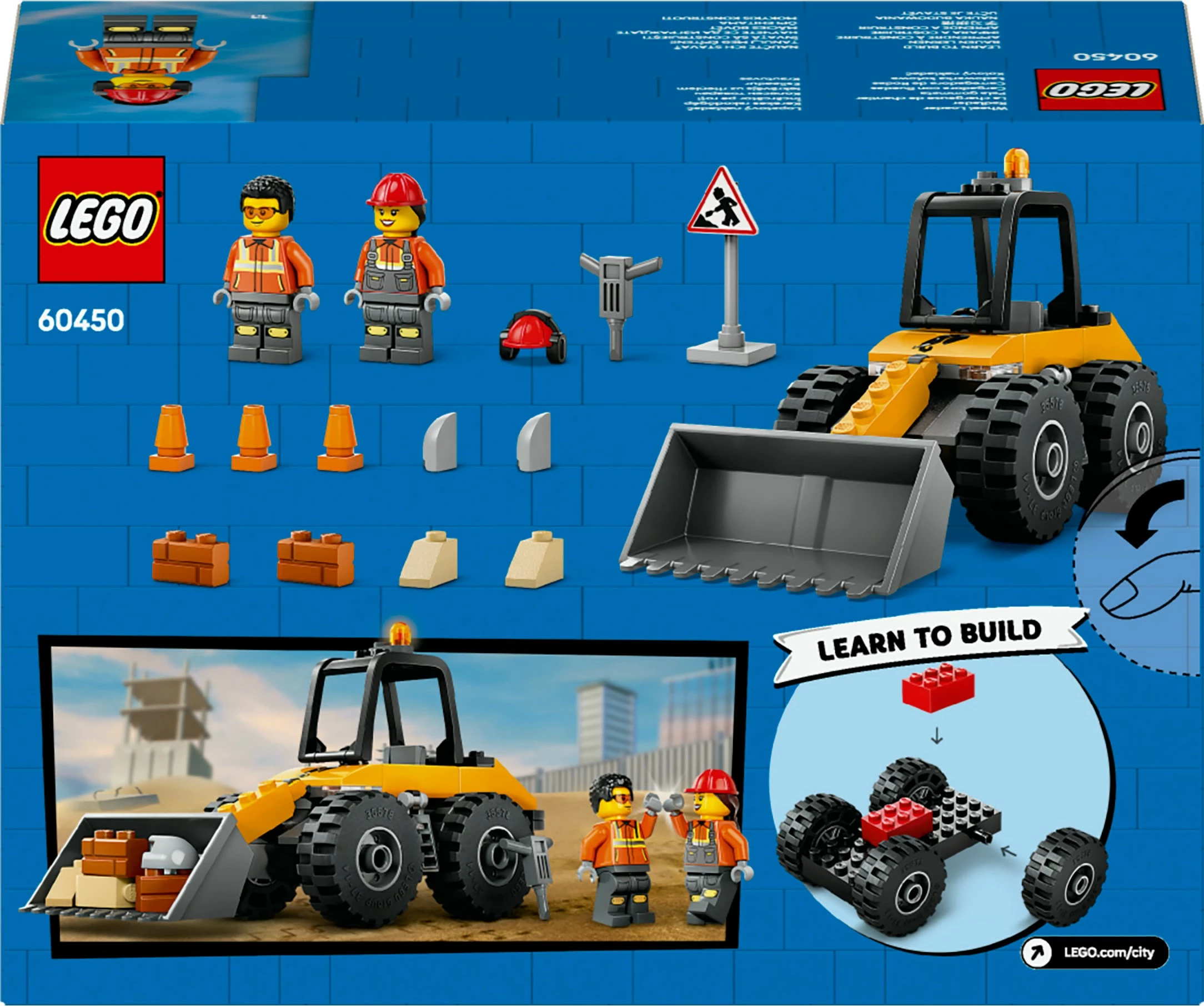 Set ndërtimi LEGO City 60450 Radlader, 81 pjesë, multikolor