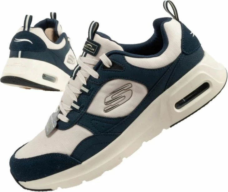 Atlete për meshkuj Skechers, bezhë/kaltër e errët