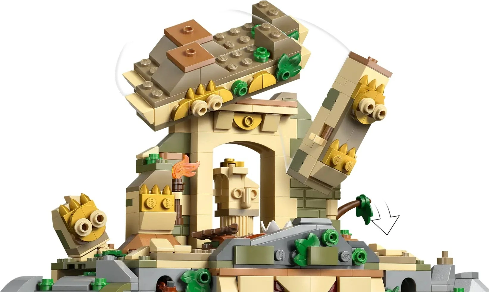 Set LEGO Jurassic World 76976 Spinosaurus & Quetzalcoatlus Air Mission, 4 minifigura