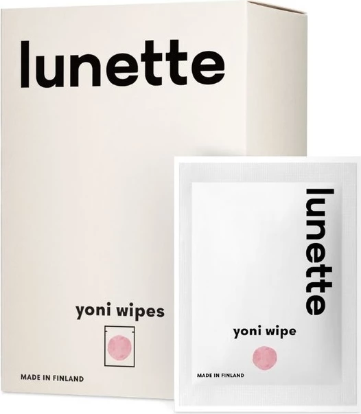 Peceta për higjienë intime për femra Lunette Yoni Wipes, 20 copë