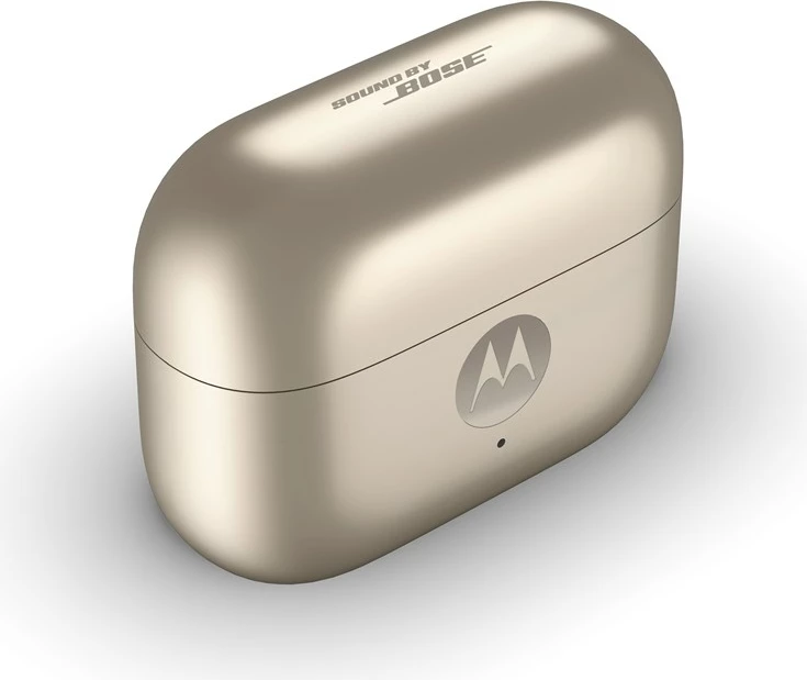 Kufje Motorola moto buds loop, wireless, Bluetooth, me kapëse për vesh, Bezhe