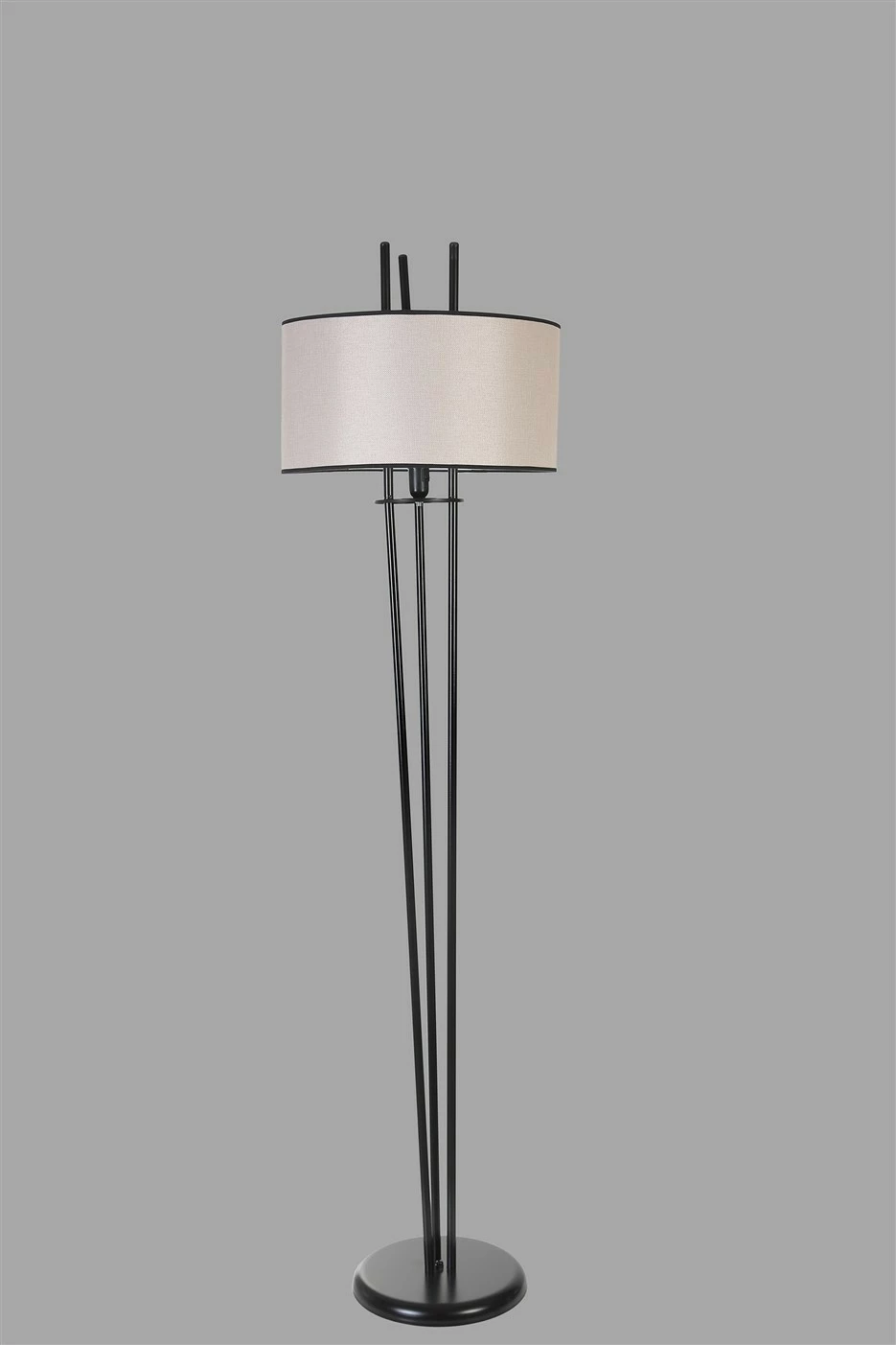 Llambë dyshemeje Opviq, 8822-10, gri dhe e zezë, 165cm