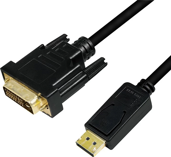 Kabllo DisplayPort në DVI LogiLink CV0132, 3m, e zezë