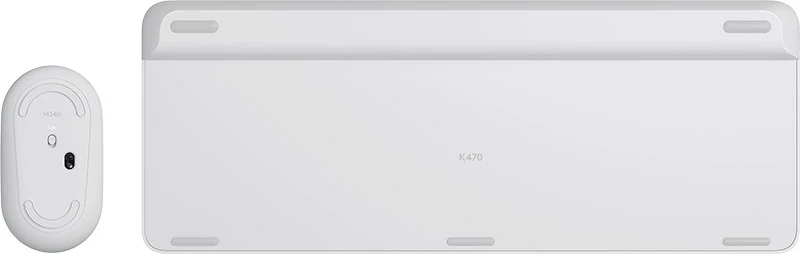 Set tastierë dhe maus Logitech MK470 Slim Wireless, i bardhë