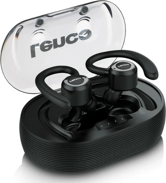 Kufje Lenco EPB-460BK Bluetooth, True Wireless, mikrofon, 60h, të zeza