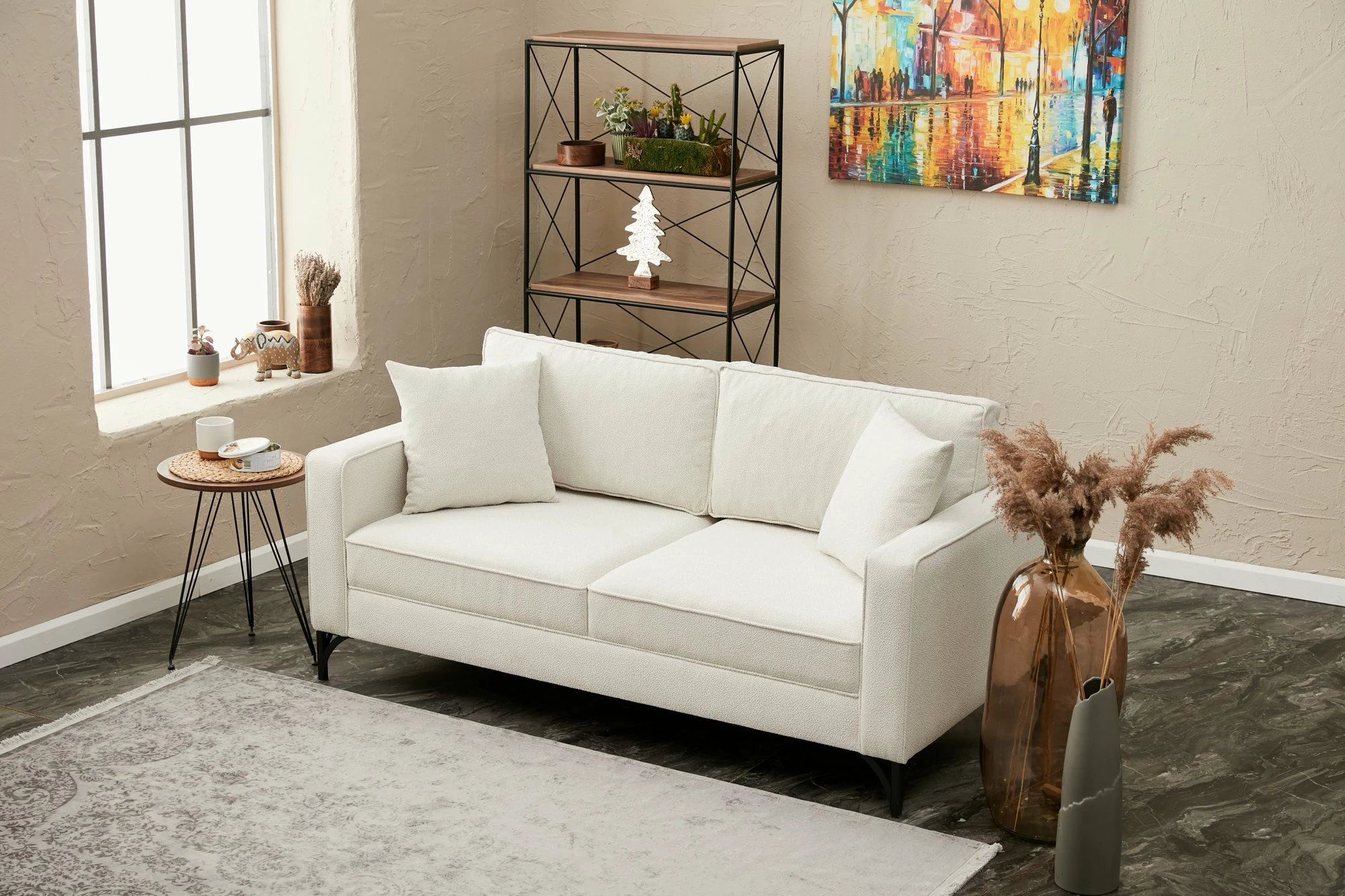 Divan dy ulëshe Atelier del Sofa, Berlin, krem e zi