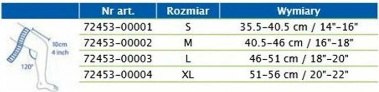 Mbështetëse gjuri Actimove, e zezë