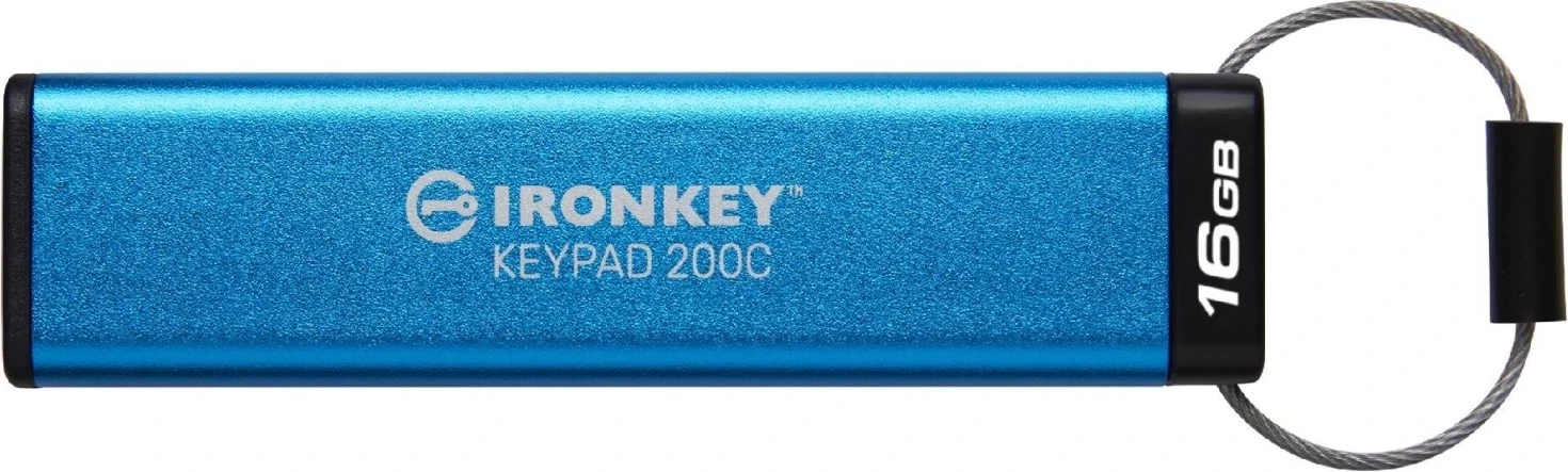 USB Kingston IronKey Keypad 200, 16GB, USB-C, e koduar