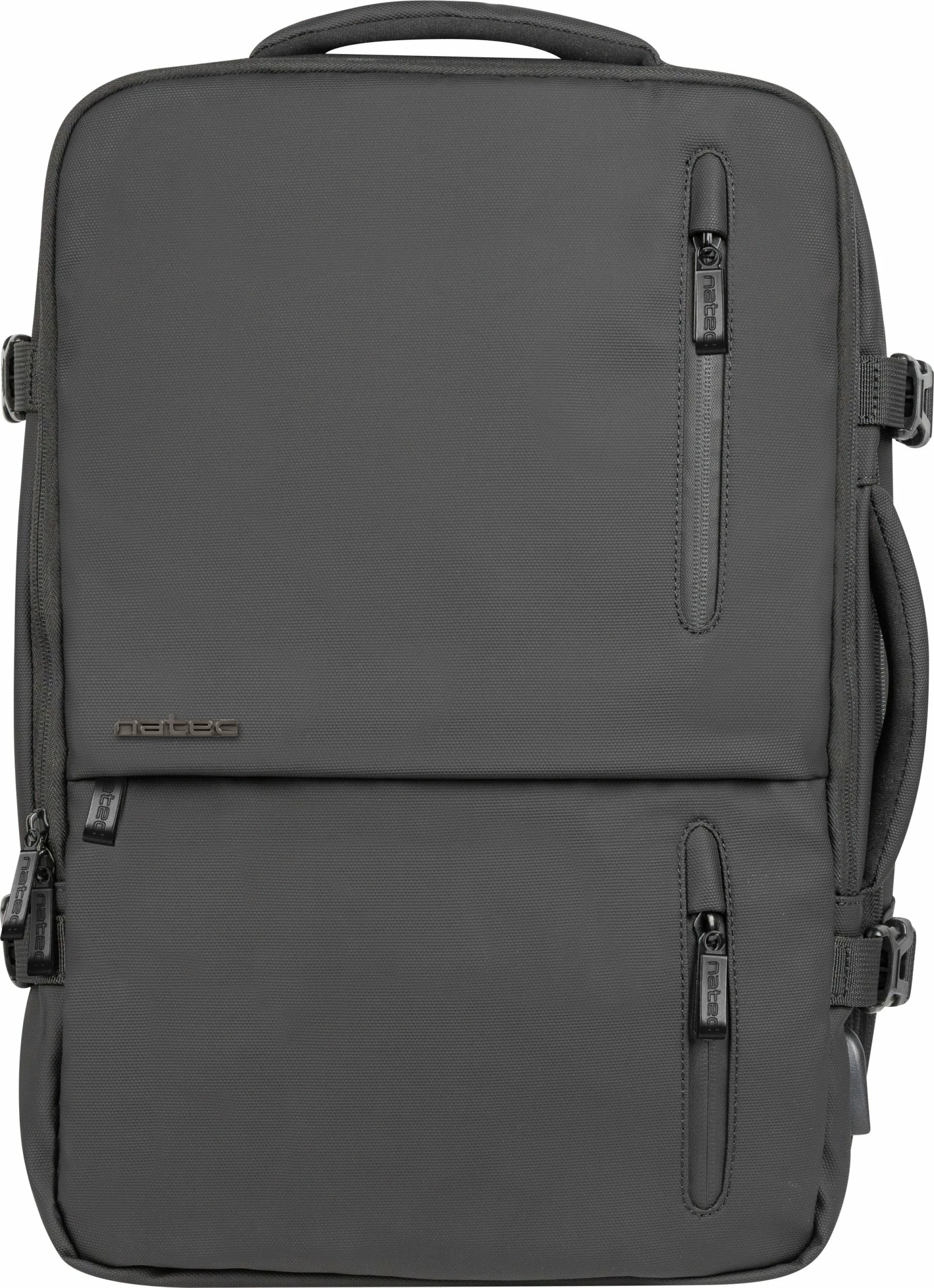 Çantë shpine për laptop Natec Camel Pro NTO-2116 17.3" me 3 ndarje, e zezë