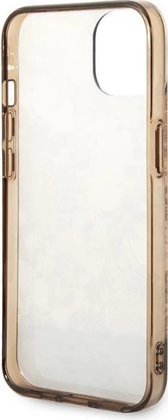 Mbështjellës Guess GUHCP14MHGPLHC për iPhone 14 Plus 6.7", Porcelain Collection, bezhë