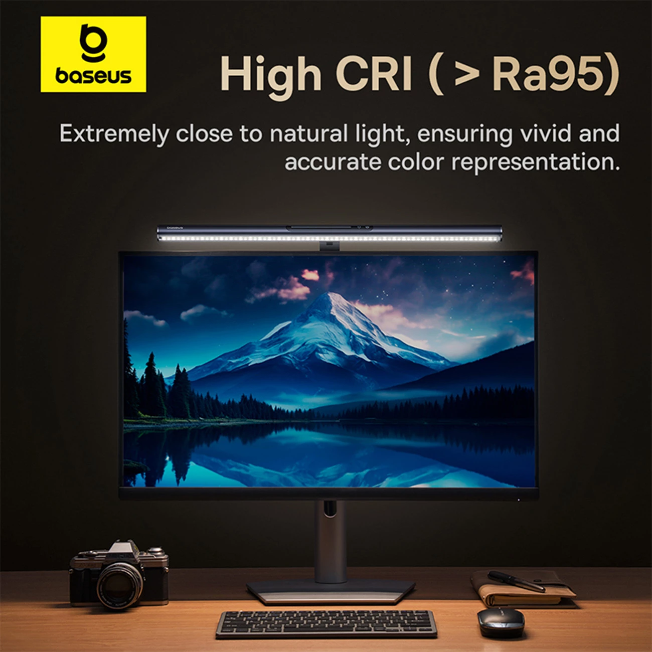 Llambë monitori Baseus i-wok 3 BS-LT007, magnetike, USB-C, e zezë