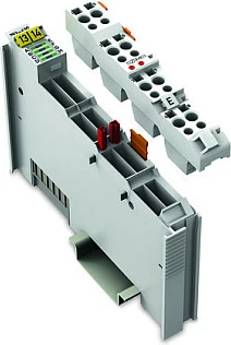 Modul hyrje digjitale WAGO 753-430, 8-kanal, 24V DC, gri e hapur
