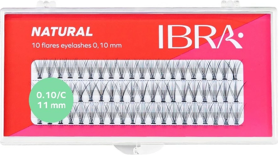 Cluster për qerpikë Ibra 0.10-C-11mm për femra, 60 copë