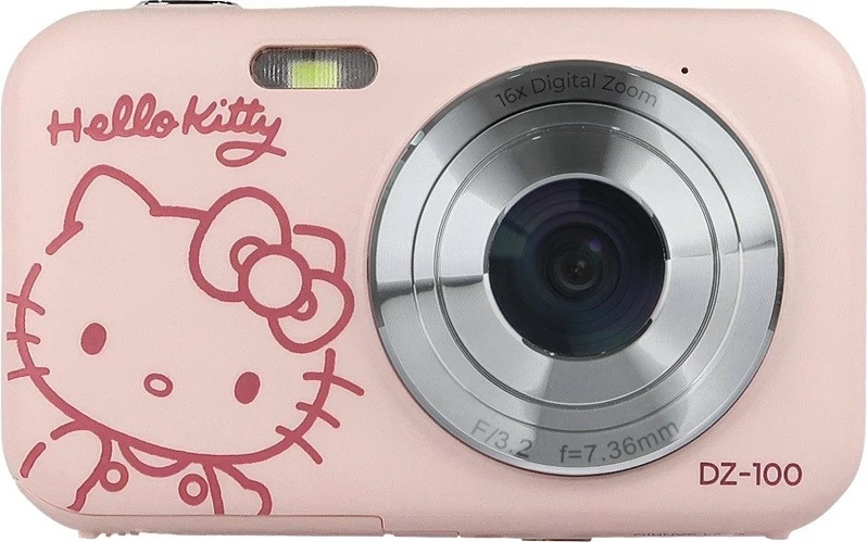 Aparat digjital Yashica DZ-100 Hello Kitty, Full HD, rozë