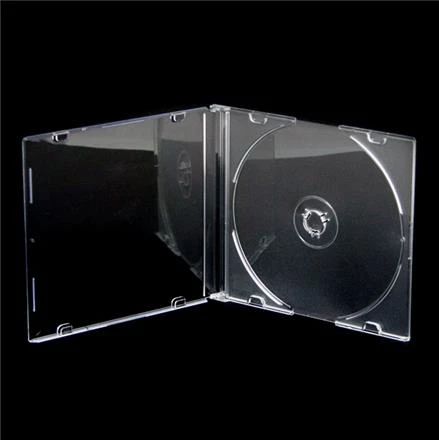 Kuti Slim për CD/DVD/Blu-ray Omega 56621, 1x, transparente