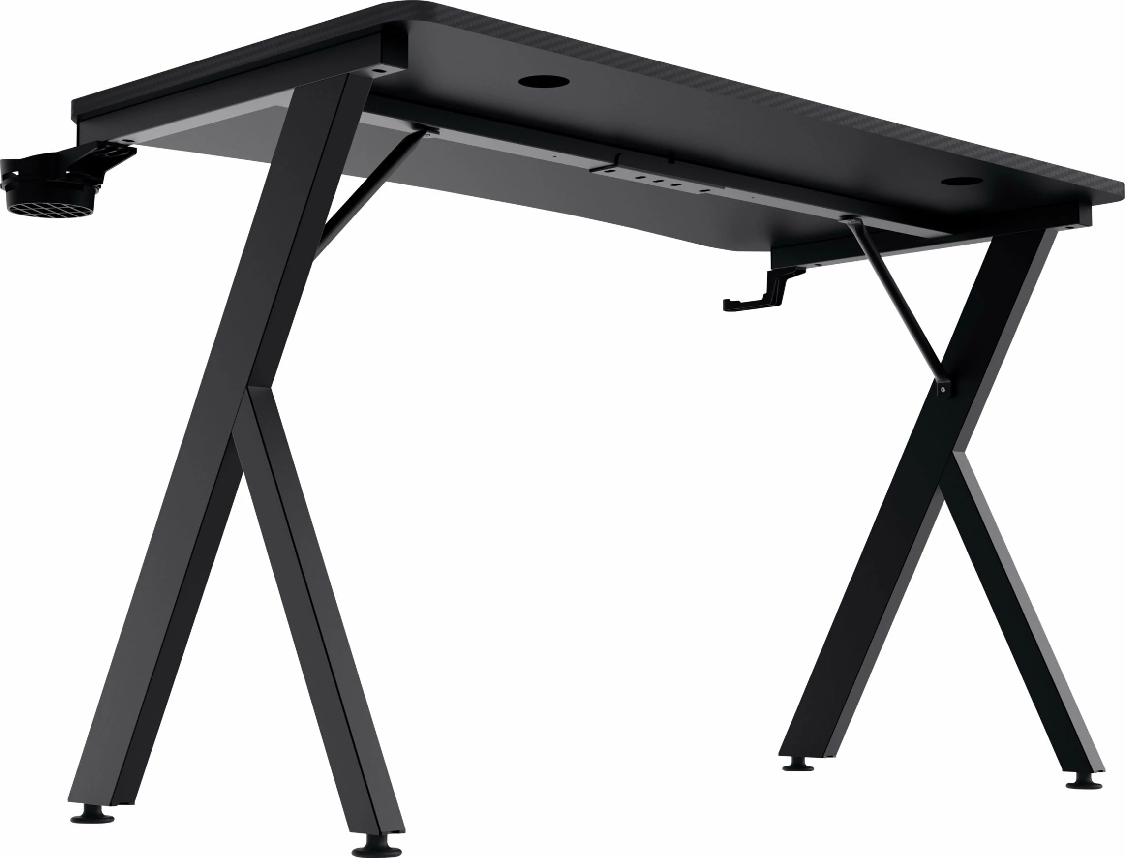 Tavolinë gaming Trust GXT 700 Omnius, e zezë, 120 x 60 cm