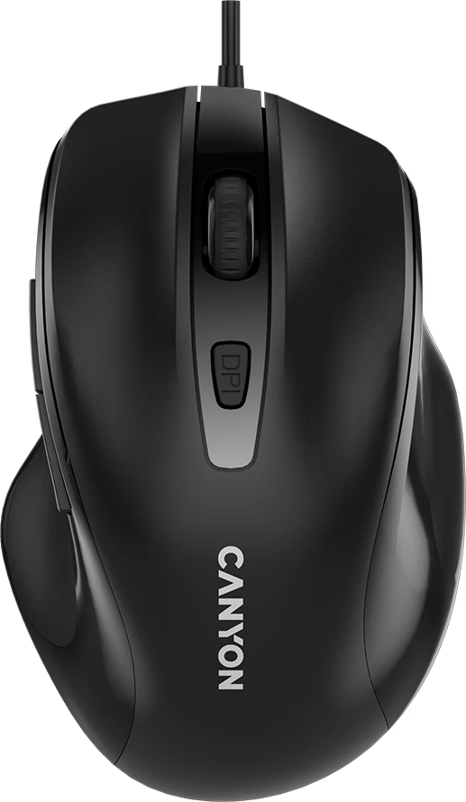 Maus CANYON M-6 me kabllo USB-A 3200 DPI, 6 butona, i zi