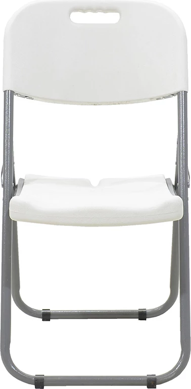 Karrige palosëse për kamping Edison me kornizë metalike dhe të përforcuar, ngjyrë bardhë, set 4 copë