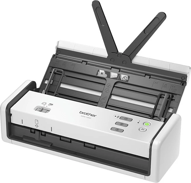 Skaner dokumentesh Brother ADS-1300, Duplex, ADF 20 fletë, 30 ppm, USB, bardhë