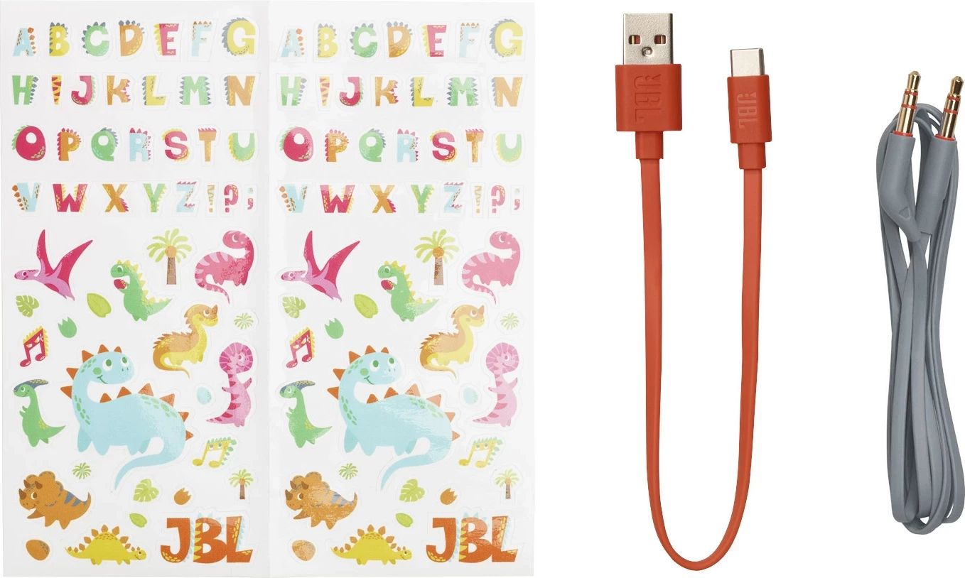 Kufje wireless për fëmijë JBL JR 470 NC, ANC, Bluetooth 5.3, 500 mAh, 85 dB, të bardha