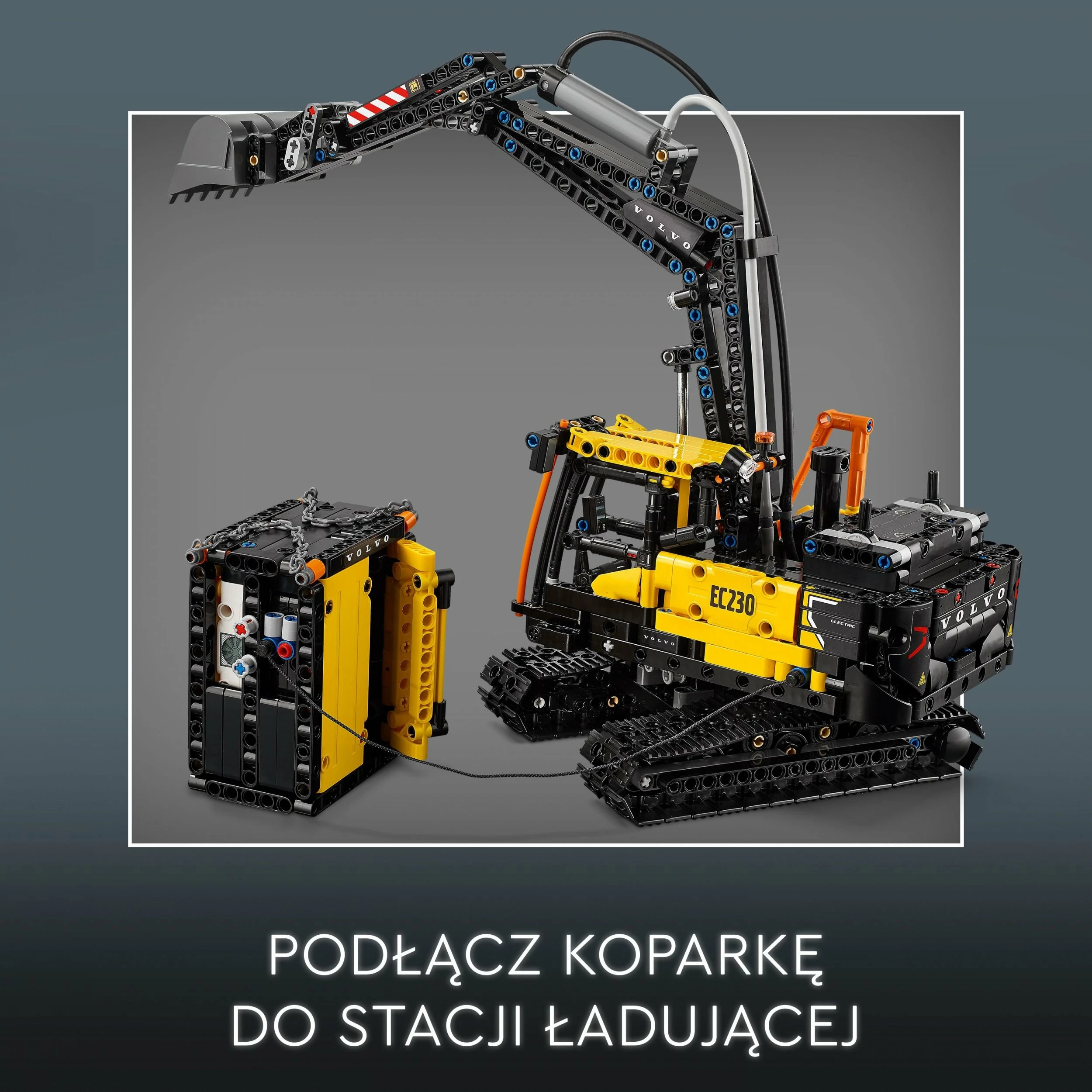 Set ndërtimi LEGO Technic Volvo FMX Truck dhe EC230 Excavator elektrik 42175, 2274 copë, 10+