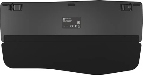 Tastierë Natec Porifera, pa tela, Qwerty, numërike, 12 çelësa multimedialë, e zezë, ndriçim i bardhë