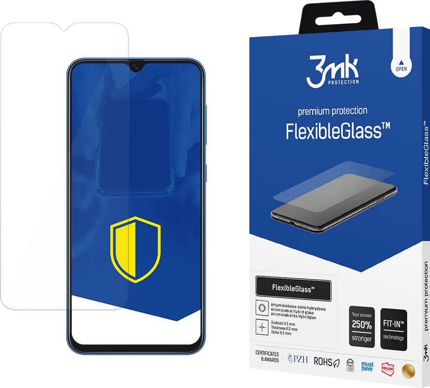 Mbrojtës ekrani FlexibleGlass 3mk për Samsung Galaxy A40s, transparent
