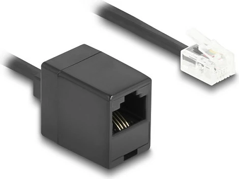 Kabllo telefoni DeLOCK, RJ11 mashkull në RJ45 femër, 5 m, e zezë