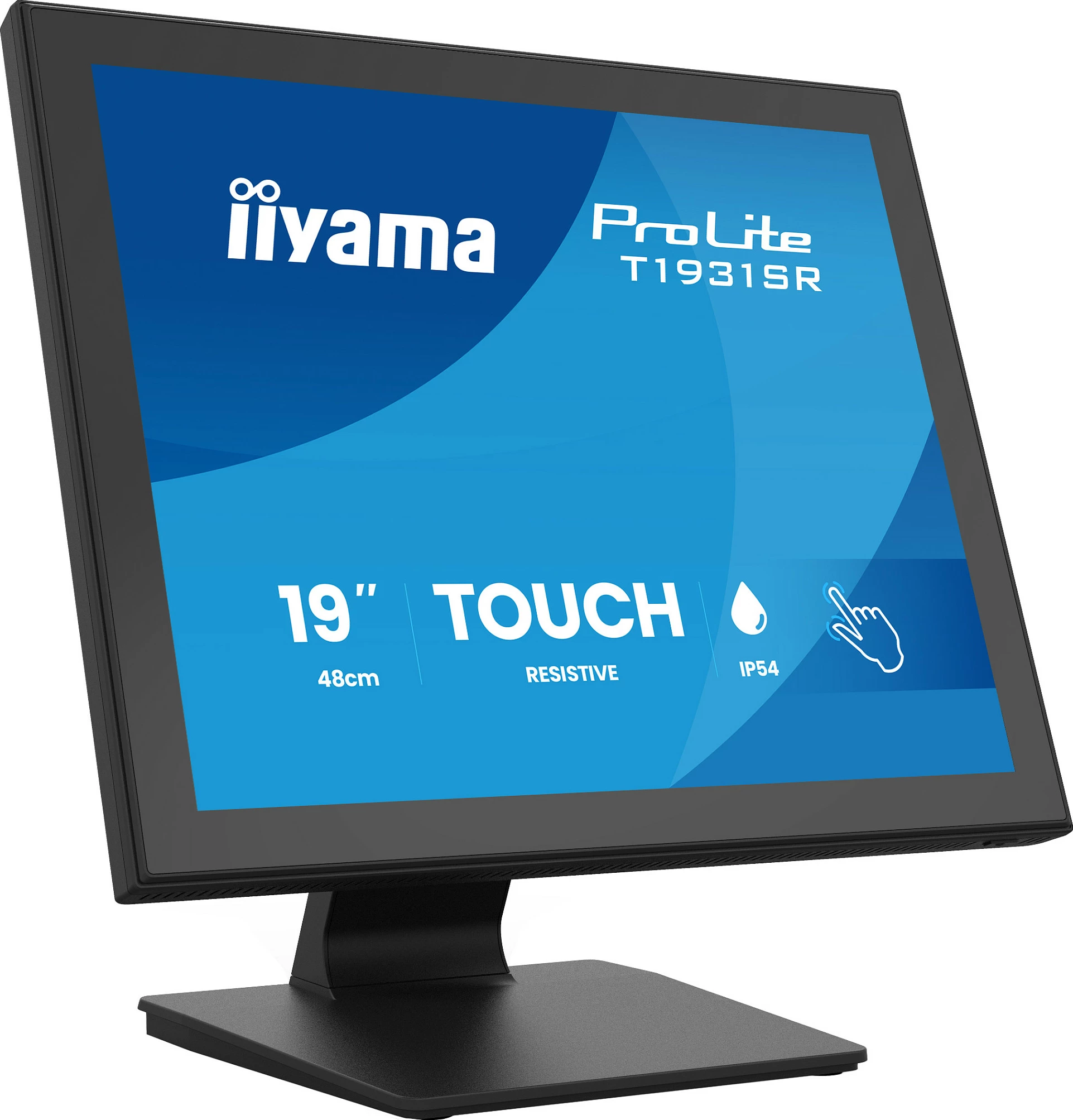 Monitor iiyama ProLite T1931SR, 19" IPS, 1280x1024, Touch Resistive, DisplayPort/HDMI, VESA, i zi