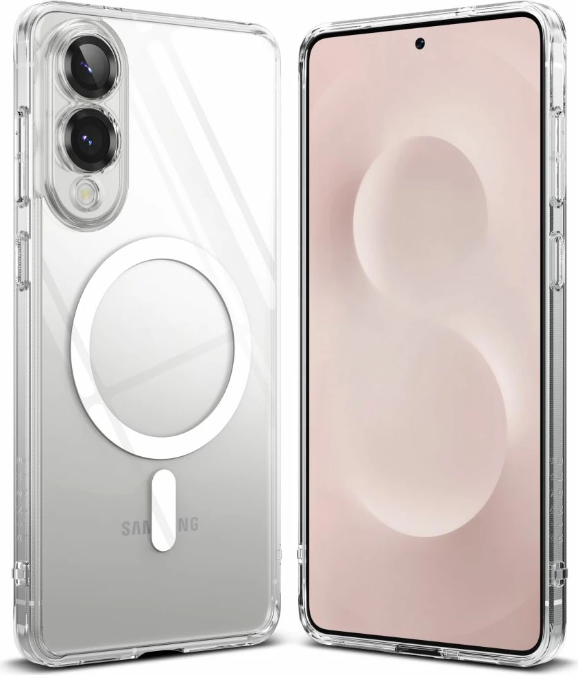 Mbështjellës Ringke Fusion Magnetic MagSafe për Samsung Galaxy S25 Edge, Transparent