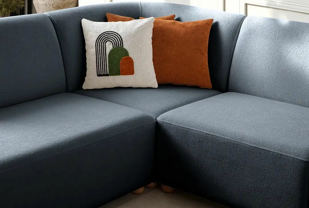 Këndore S-Loft majtas, ngjyrë kaltër, Atelier del Sofa