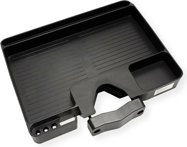 Raft organizues VALUE 17.99.1184 për shtyllë 30-48 mm, kapacitet 3 kg, 224 mm, i zi