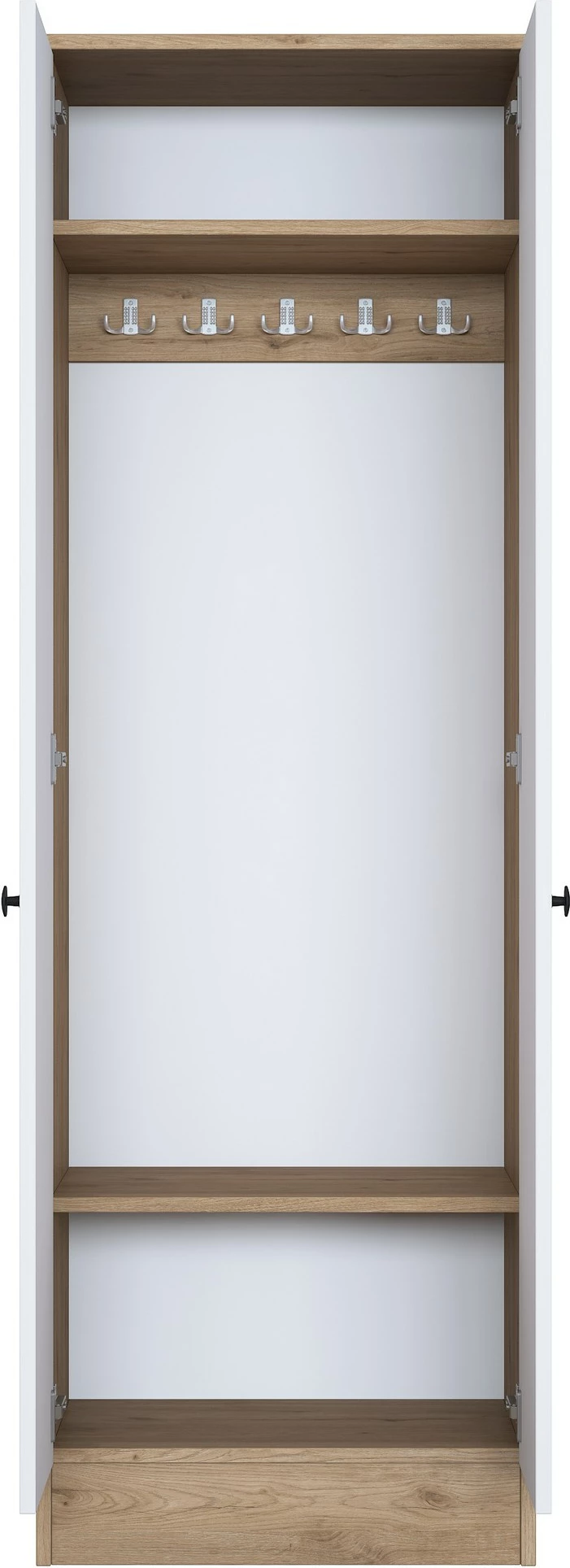 Stendë korridori Hanah Home, P6-M14-2415, e bardhë dhe arre, 59.8x182.8x37.5cm